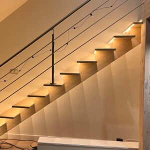 Zestaw animowany pod schody proste